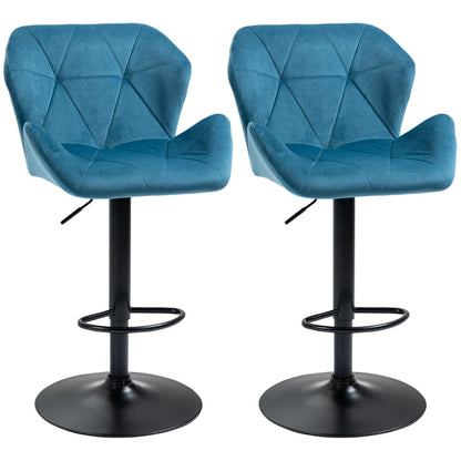 Set Of 2 Luxurious Velvet-Touch Triangle indenting seat